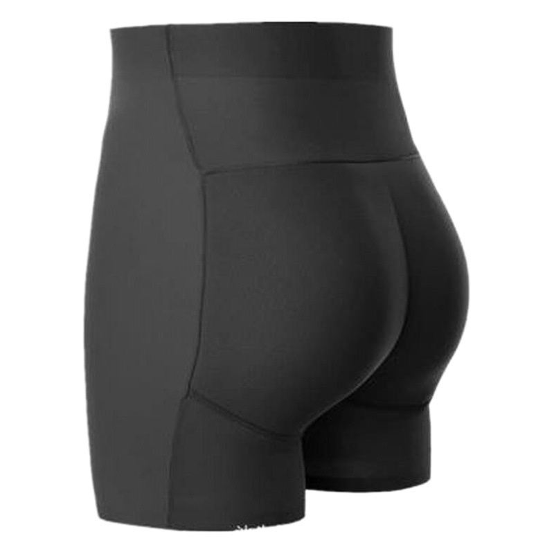 Hip Pants Women's Straight Bottom Fake Ass Kiss Hip Lifting Inner Pants with Padded Yarn Peach Hip Full Hip Shaping Pants