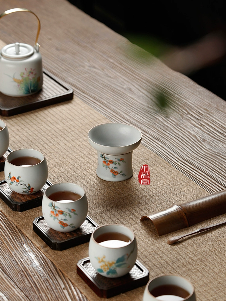 Ceramic tea set with accessories, P66