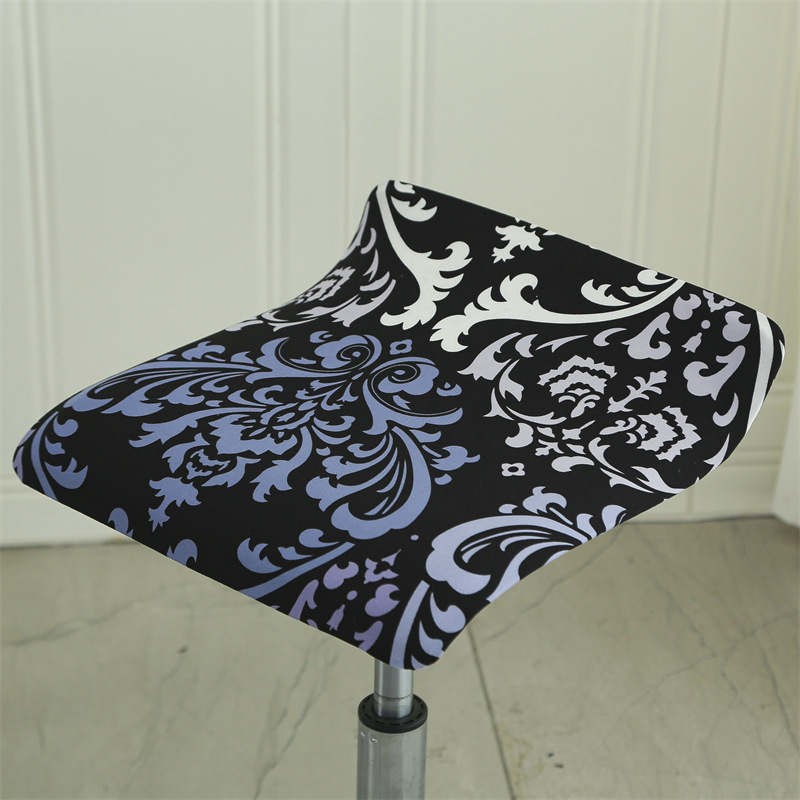 Cajero de recepción Cubierta de silla cuadrada Cubierta de asiento elástica Cubierta de asiento dividida de oficina Cubierta de respaldo de silla giratoria Cubierta de asiento