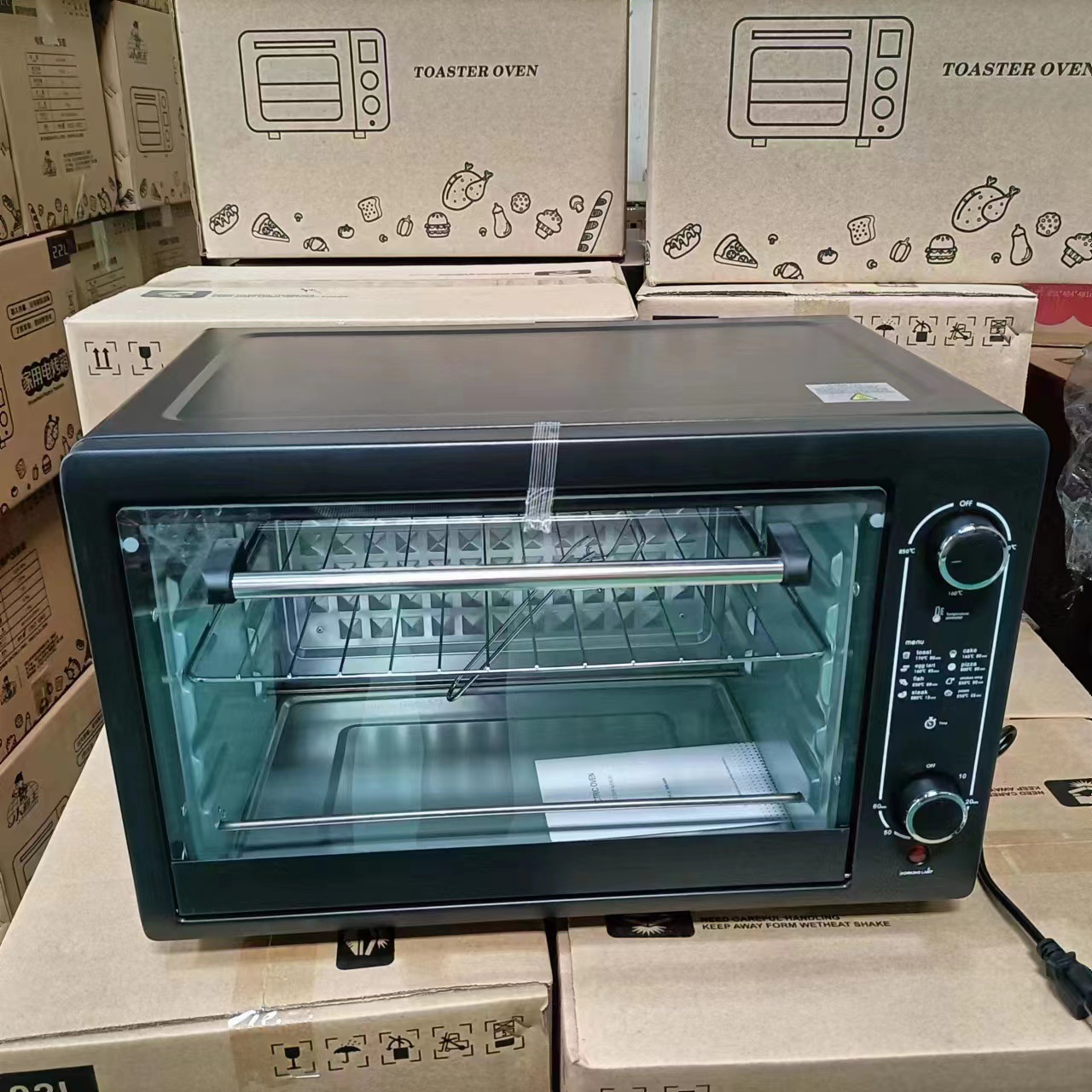 外贸出口厂家48升大容量电烤箱会销礼品烤箱支持一件代发oven