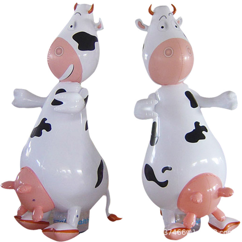 电压厂家做充气奶牛 pvc充气牛 羊 狗动物造型广告 模型
