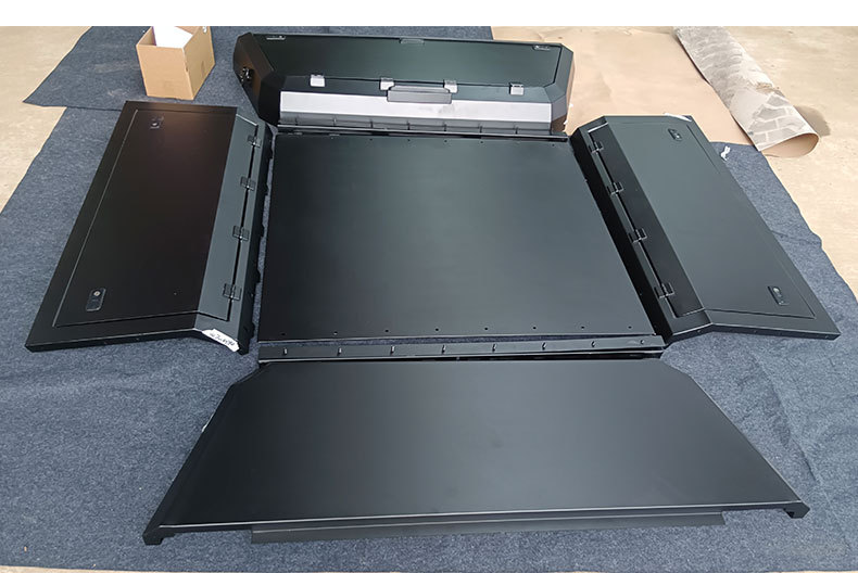 Lc79 Four-Door Double-Row Standard Pickup Truck Trunk Modification Parts, Fully Enclosed Three-Door Without Glass
