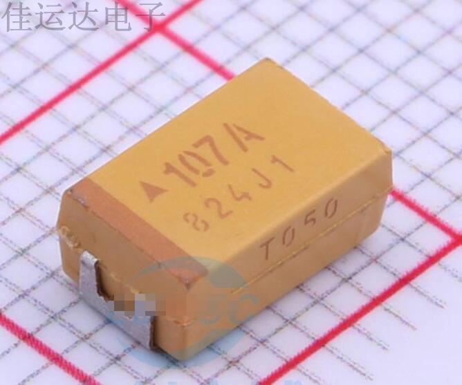 TPSD107M010R0100 规格 100uF(107) ±20% 10V 钽电容器