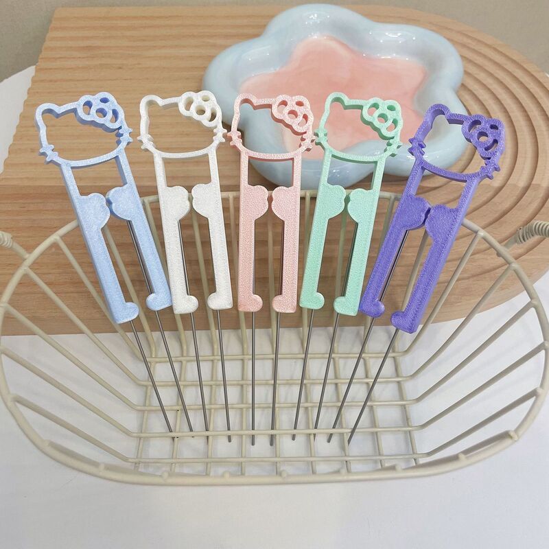 Lin Taozi Bead Pen Double Needle Handmade Accessories Labor-Saving Kt Needle 6070 Bead Needle Single Needle DIY Same Style