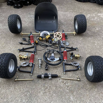 Modified Go-Kart Parts, Homemade Four-Wheel Motorcycle frame