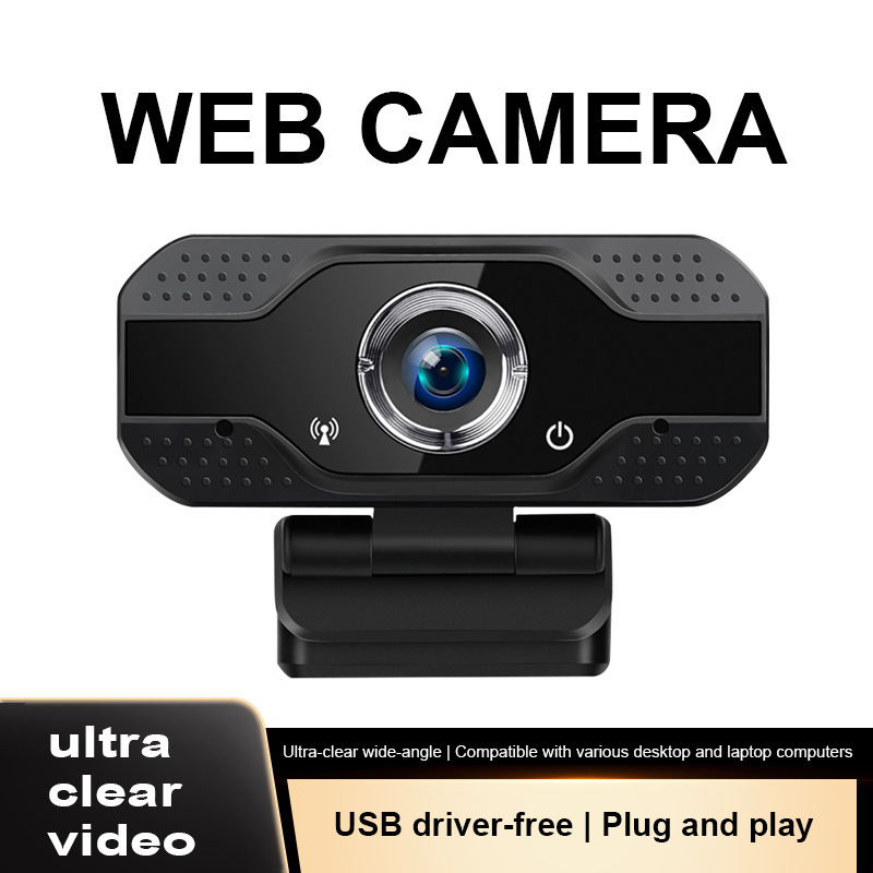 Foreign trade desktop notebook dual-purpose external network class HD video conference network camera usb driver-free