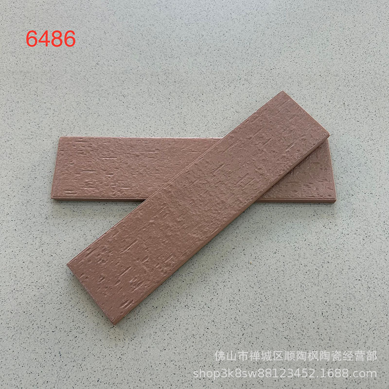60x240通体の外壁のれんがの赤い毛を引くヌードルのれんがの工事の別荘はまねることによってれんがを切り裂いて家のつや消しのタイルを建てます。|undefined