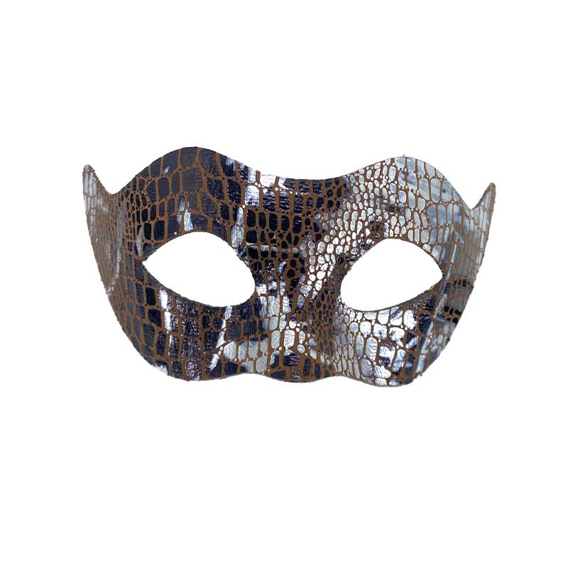 Nuevo baile de máscaras adulto piel de serpiente piel de cocodrilo diversión accesorios de fiesta lindos extraños princesas máscaras de hombres y mujeres