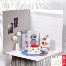 拍照背景板40*40摄影道具莫兰迪纯色背景布美食首饰静物产品摄影