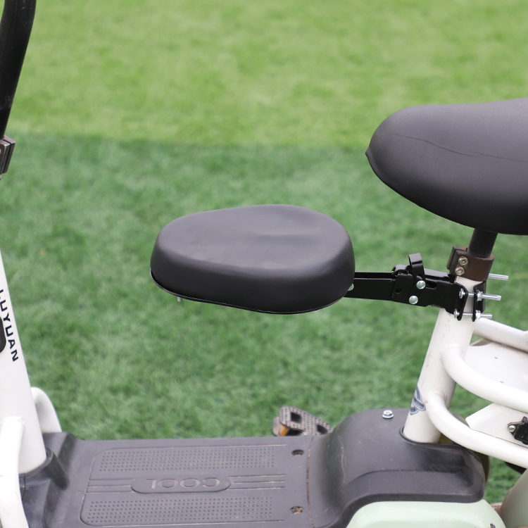 Suitable for Electric Vehicles, Bicycles, Scooters, Children's Front-Mounted Seats, Foldable Electric Bike Child Seats