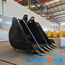 济宁天鸿 三一徐工大小挖机挖斗 1.6方土方斗 挖机挖斗采购