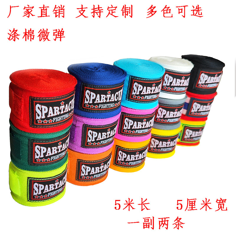 Boxing Straps 5m Polyester-Cotton Micro-Elastic Hand Straps Boxing Hand Bandages Hand Straps Sanda Fighting Fighting Hand Wraps