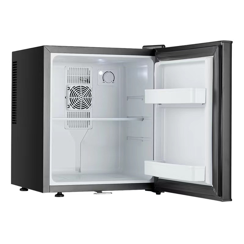 Venta al por mayor 110vBC-30C habitación de hotel pequeño refrigerador semiconductor congelador puerta de vidrio fresco-mantenimiento muestra gabinete con cerradura