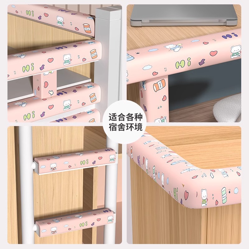 Ángulo anti-colisión de la mesa para niños cubierta de protección de seguridad de silicona esquina suave esquina de la mesa de ángulo recto protección de cabezal de cama image 5