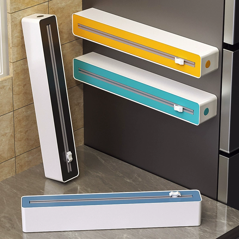 801 трансграничный резак для пластиковой пленки, магнитный настенный бытовой кухонный специальный ящик для резки пластиковой пленки из жести