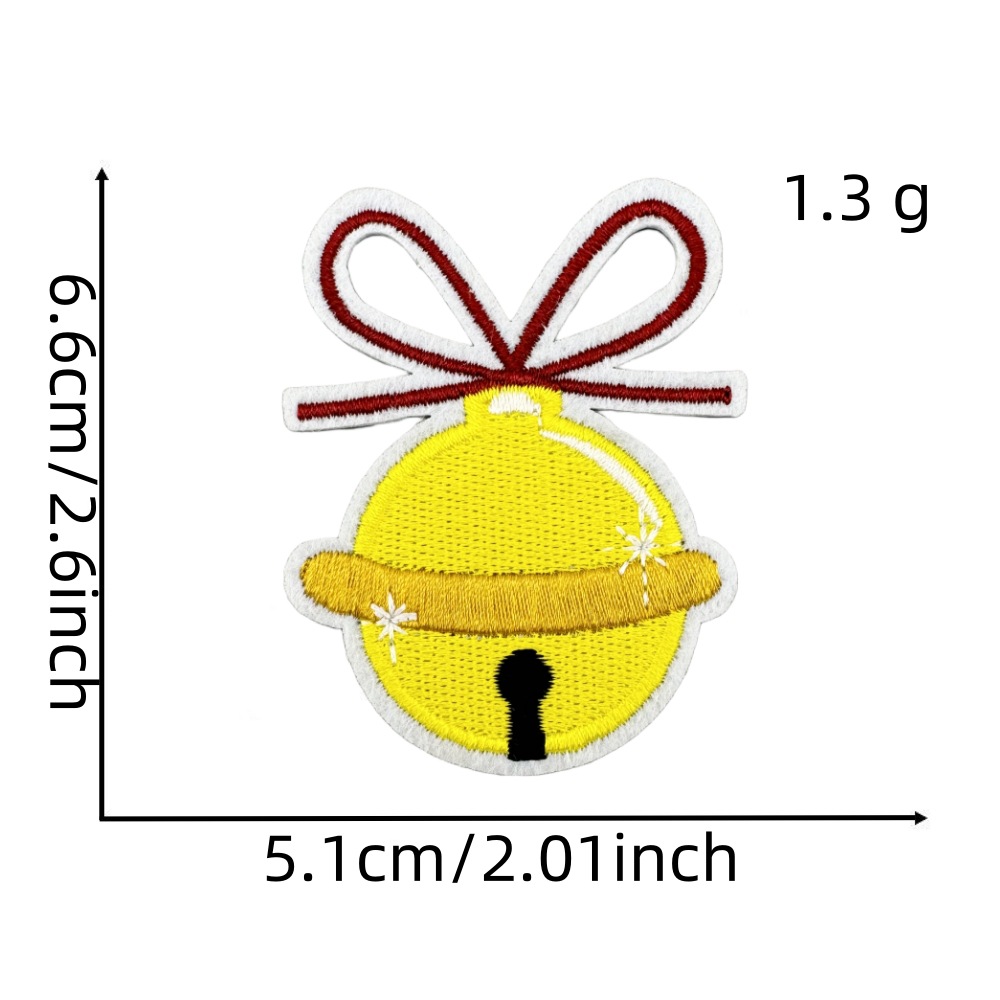 2g Weight Clothing Sticker Patches Classification 1 Piece, 1 Set Quantity Nonwoven, Polyester Material Christmas Festival Christmas Tree, Letter, Snowman Pattern Cute Style 1 Piece 1 Set Cute Christmas Tree Letter Snowman Nonwoven Polyester Clothing Sticker Patches 4
