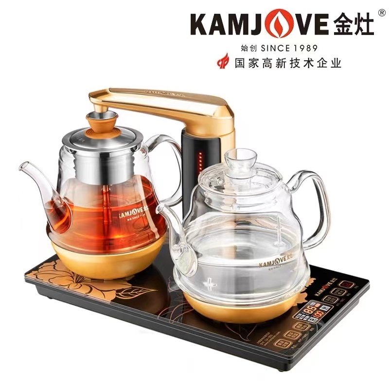 胡桃木茶水柜可移动泡茶台实木茶几茶台烧水壶一体茶水车煮茶边柜|undefined
