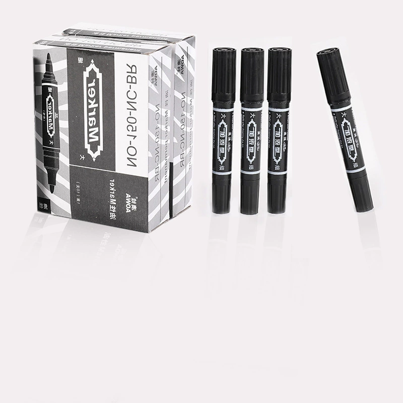 150 Трехцветная маркировочная ручка для маркировки чернил большой емкости логистика ручка с большой головкой масляная быстросохнущая маркировочная ручка с большой двойной головкой