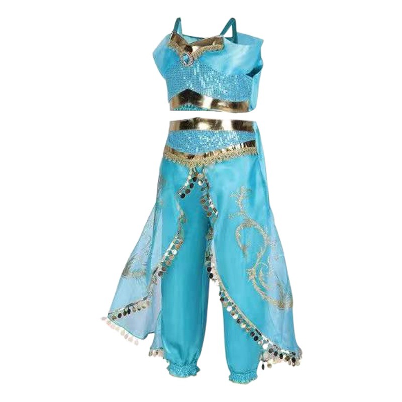 European and American Halloween Jasmine princess dress children's new dress children's clothing children's dress girl's Jasmine Princess suit skirt