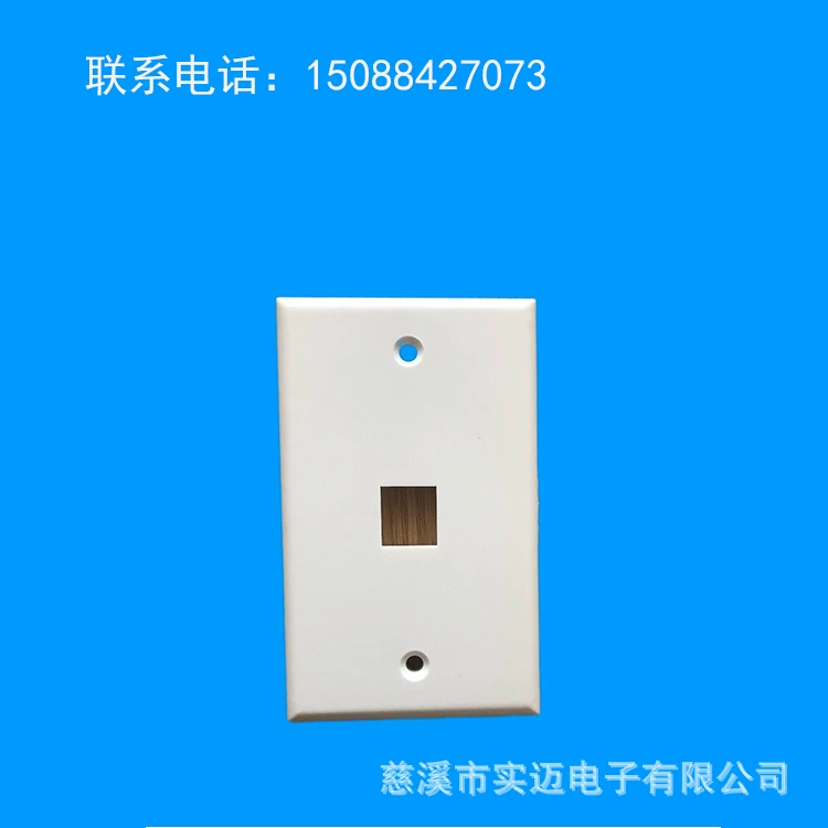 115*70MM американский 1-6 порт 120 интернет-телефон панель RJ45/RJ11 модуль панель