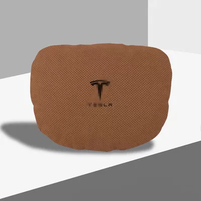 3/Y/S/X, neck pillow, car – Headrest - tesla-cognac-colored-headrest-single-piece-standard