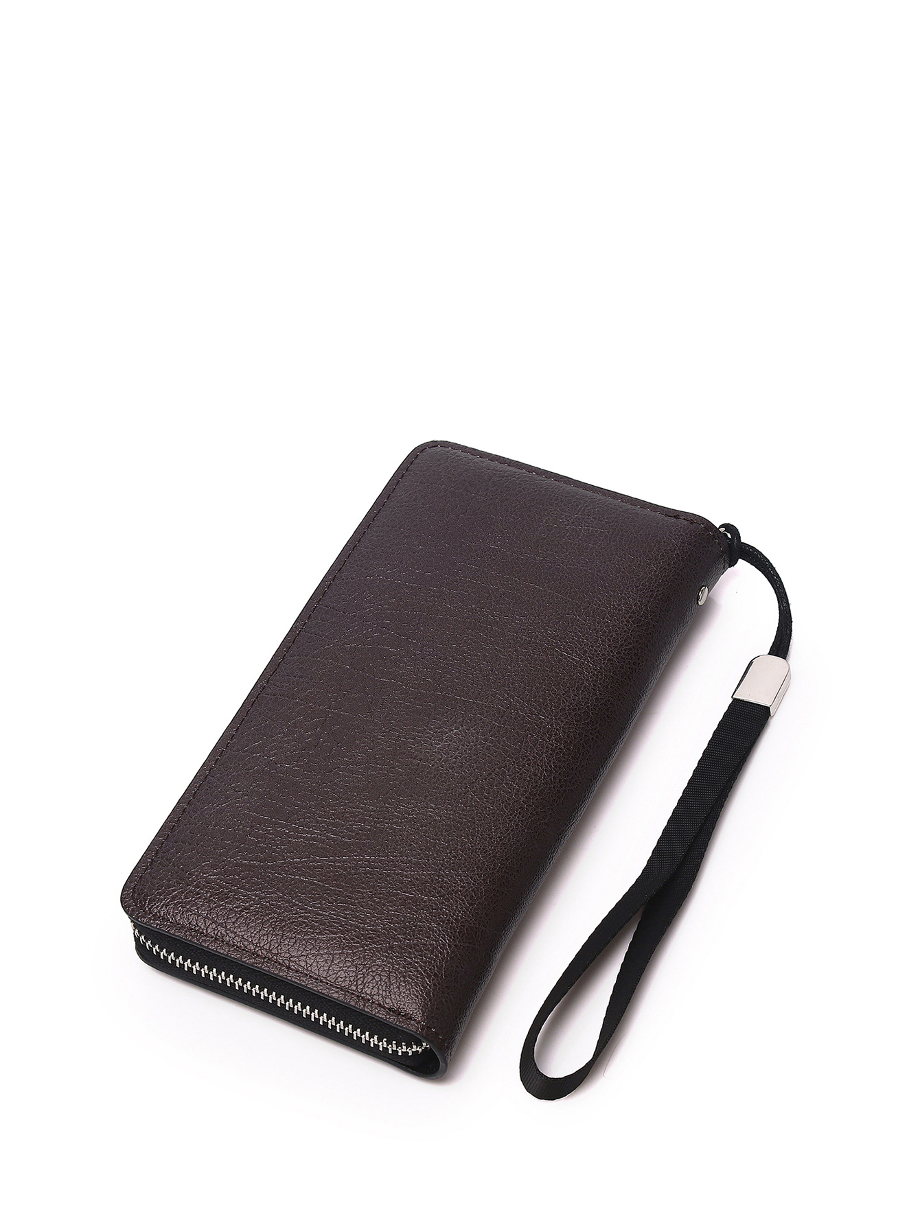 Bolsa de almacenamiento portátil de embrague nuevo multi-tarjeta de gran capacidad cremallera teléfono móvil Bolsa europea y americana retro larga cartera