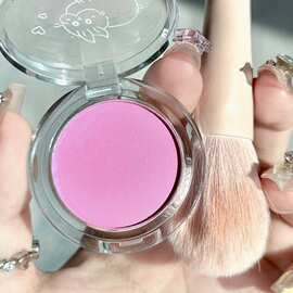 腮红提亮自然裸妆细腻元气少女草莓橘粉色腮红盘柔雾感提亮肤色