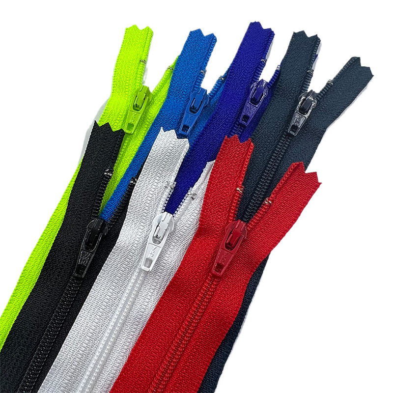 YKK ズボンジッパー在庫 3 号ナイロンクローズドテールセルフロックヘッド 600 色在庫 18 センチメートルメーカー在庫卸売|undefined
