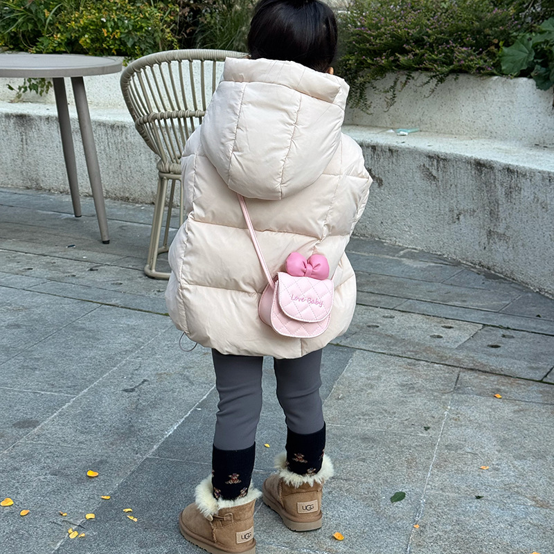 Bolsas de niños de comercio exterior transfronterizo nuevo gatito lindo arco mini bolso de hombro de moda bolso de cambio de bebé Ringer