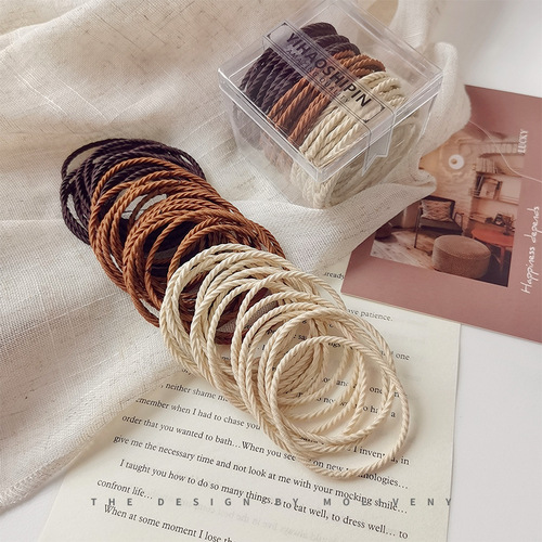 Black headband high elastic rubber band women's hair tie headband durable and non-damaging simple hair tie hair accessories wholesale