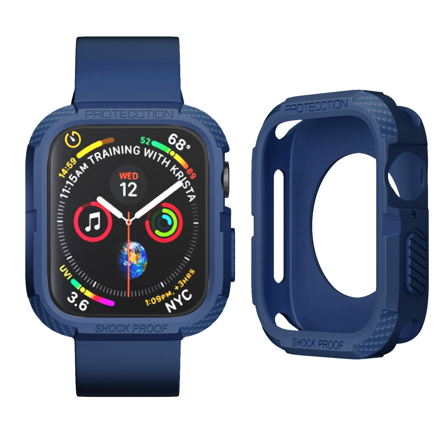 Совместимо с защитной крышкой для Apple Watch Apple Watch защитный чехол iWatch456789 поколение три защита TPU