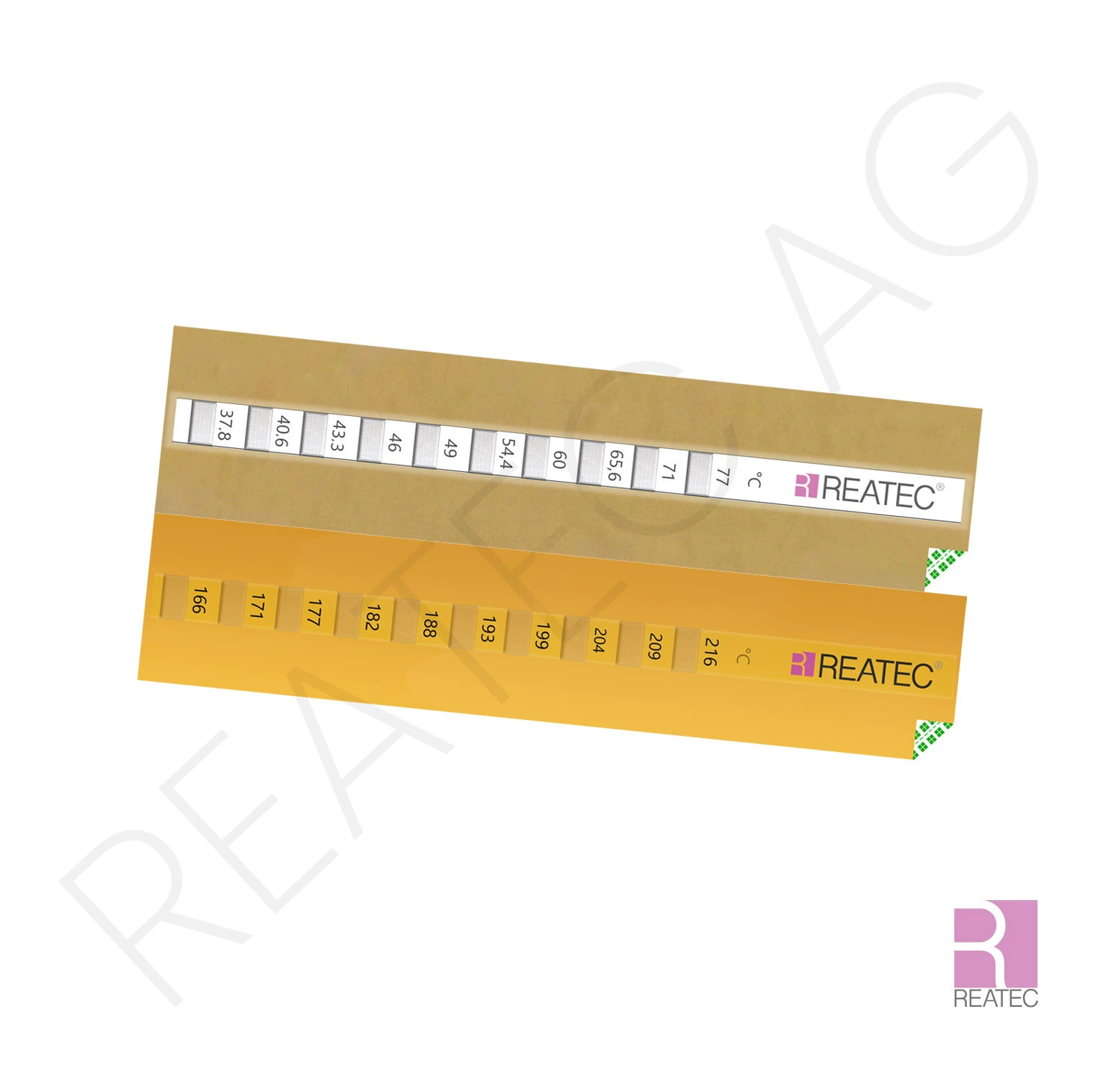 REATEC Алюминиевая термометрическая бумага 54.4-104 независимая установка