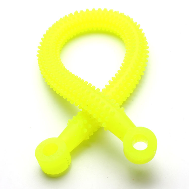 둥근 구멍 국수 (노란색)