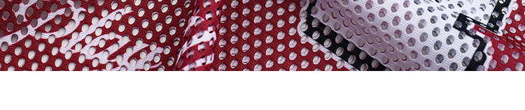 Herr retro v-ringad basket t-shirt i mesh material_voghion.com