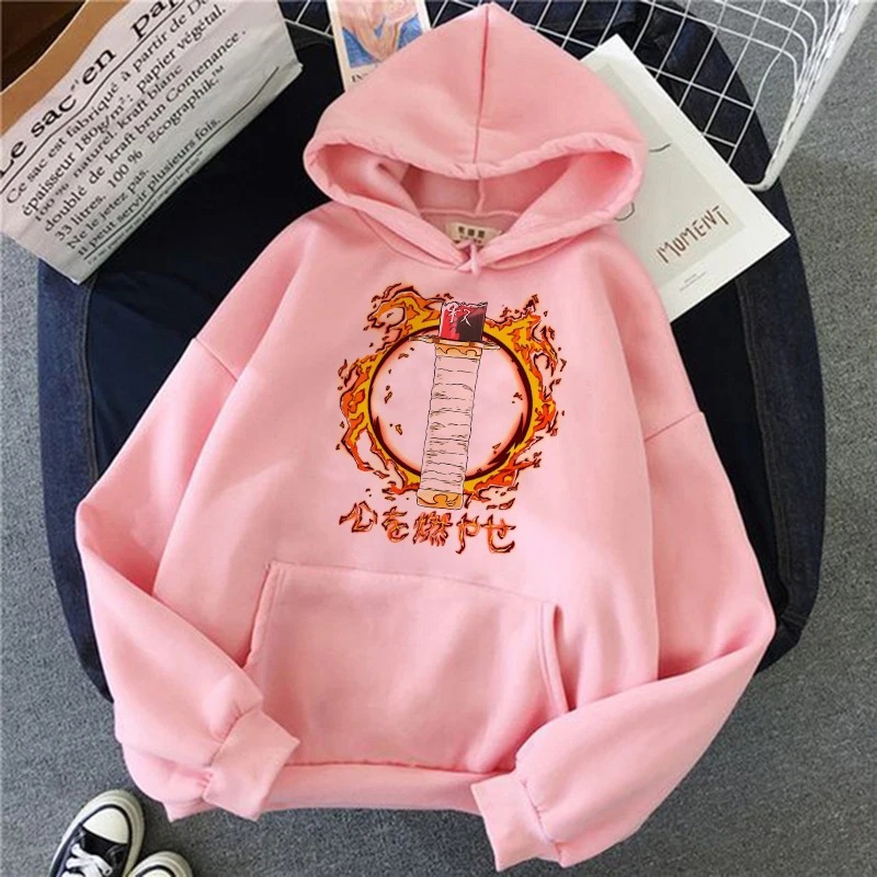 Y2k Japan Anime Women Sweatshirts Manga Plus Size Hoodie