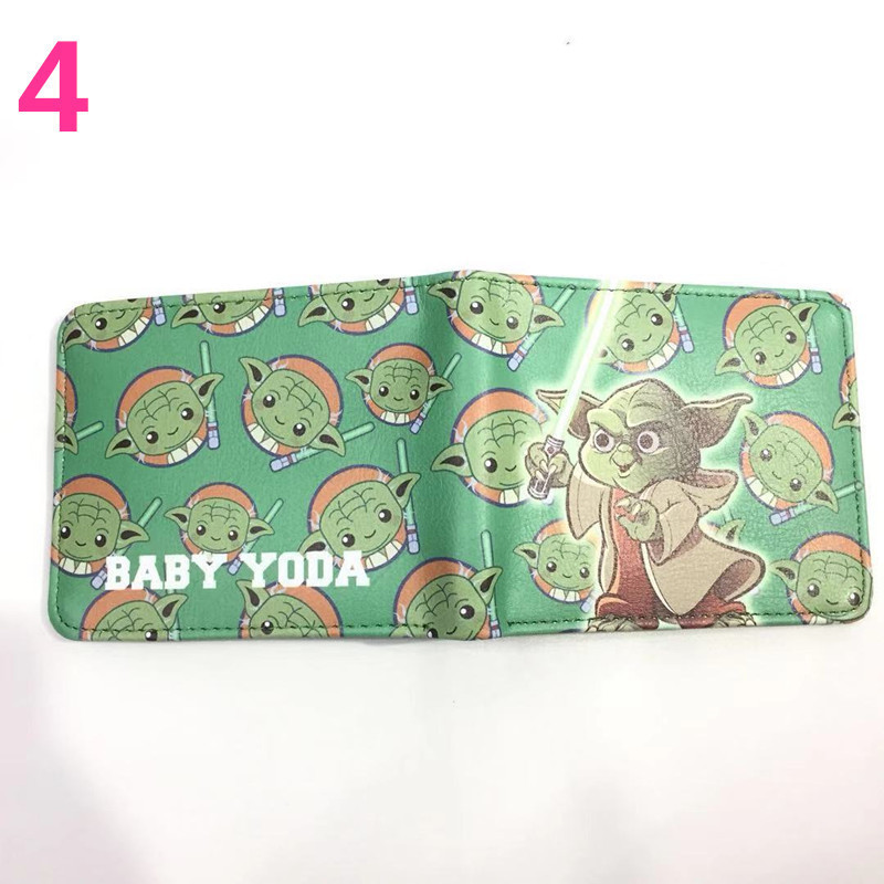 Baby Yoda maestro corto billetera Star Wars estudiante Monedero