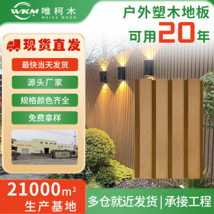 Plastic Wood Great Wall Board Outdoor Manufacturer Wholesale Co-Extruded Exterior Wall Board Sun Protection and Anti-Corrosion Courtyard Villa Balcony Park