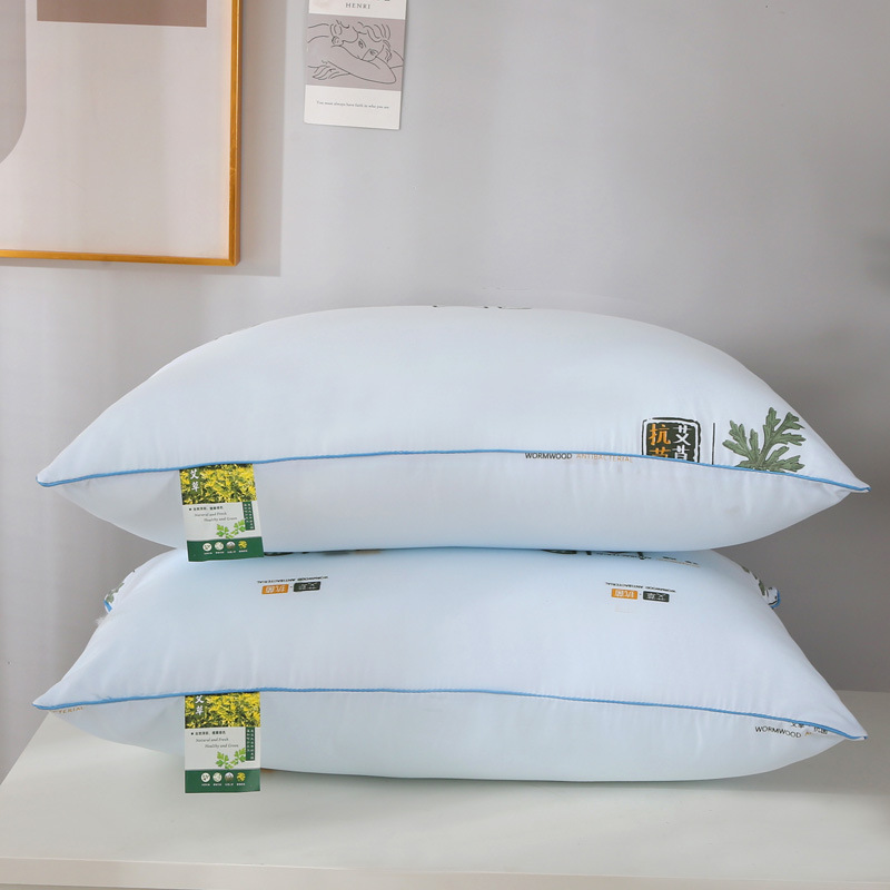 Almohada de regalo Almohada de ajenjo Almohada en vivo Douyin Almohada cepillada del hotel Almohada antiácaros y transpirable