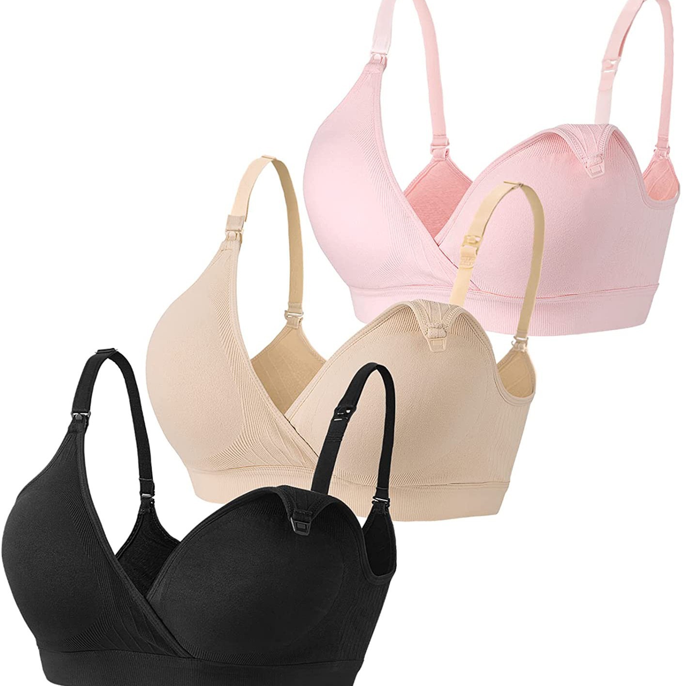 Maternidad enfermería sujetador ropa interior Cruz transpirable confinamiento enfermería sujetador inalámbrico deportes sujetador ropa interior al por mayor