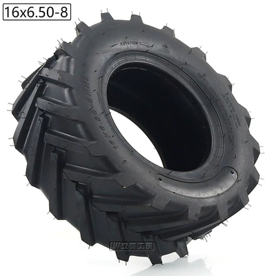 Off-road beach car lawn machine snow plow 16x 6.50-8 thick vacuum tire snow vacuum tire (Yolsuzluq şinləri)