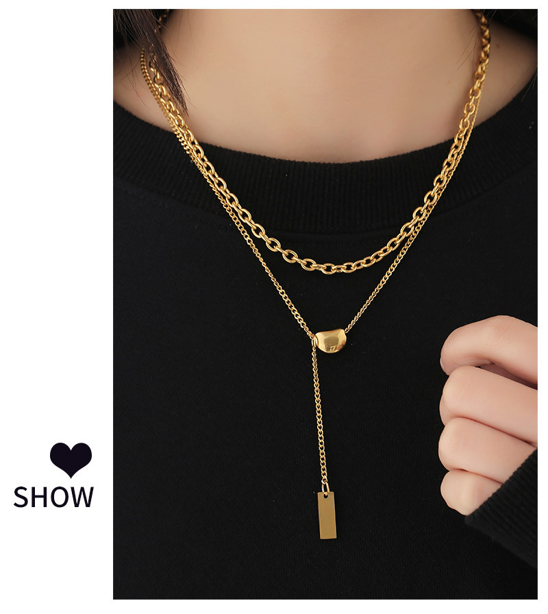 双层爱情豆项链_07