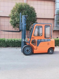 Electric forklift 3 tons raised 6 meters cab warm air