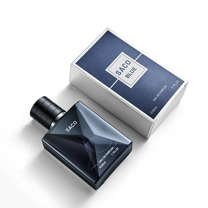 SACO fragancia con Vida Azul perfume de los hombres fragancia fresca y duradera Gu Long Fragancia ligera 50ml fábrica al por mayor image 6