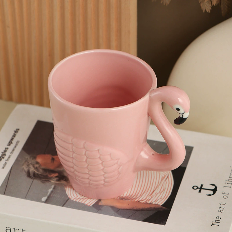 Firebird -shaped Mark Cup 3D three -dimensional sensory bird ceramic cup Creative firebird bone porcelain cup coffee cup