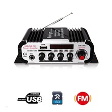 HY600小功放型卡拉ok话筒USB/SD读卡FM12V小功放车载家用