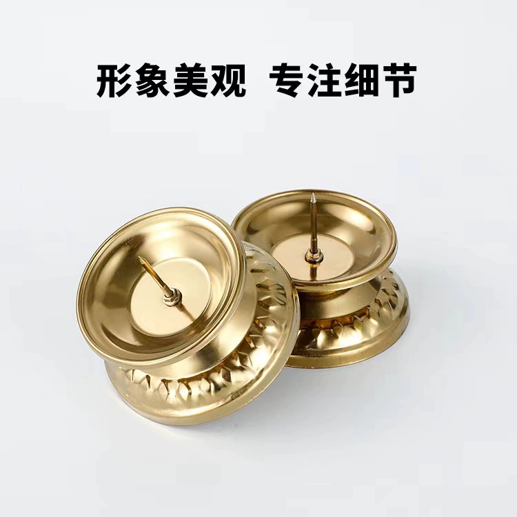 Буддийский храм для подсвечников из сплава Будды Свадебная утварь Бытовой подсвечник Подсвечник для поклонения Богу Подсвечник