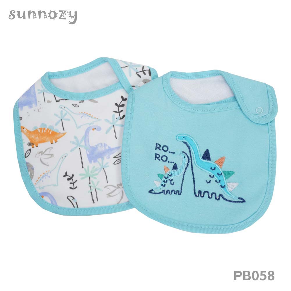 Babero europeo y americano INS absorbente puro algodón de doble capa en forma de U babero bebé recién nacido babero