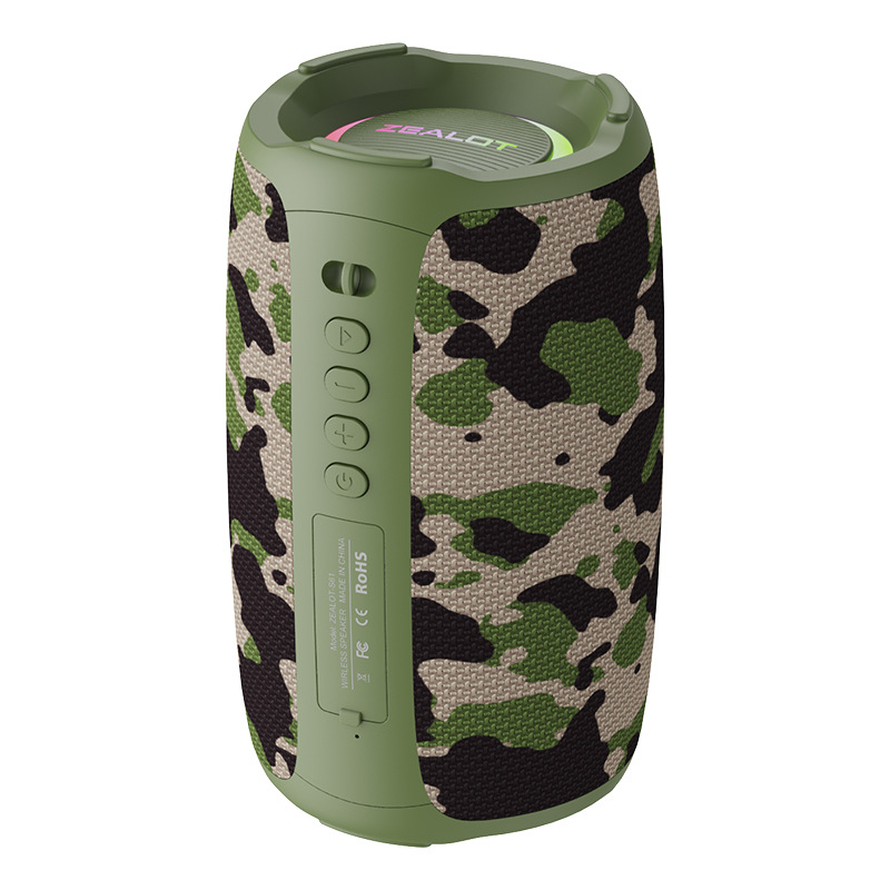 Personalizado entusiasta altavoz inalámbrico Bluetooth transfronterizo con micrófono K canción al aire libre de alta potencia comercio exterior mini sonido