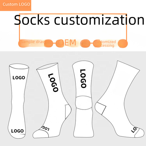New Cross-border Imported Men and Women Long Compression Socks Calf Socks Striped Outdoor Sports Running Leg Compression Socks