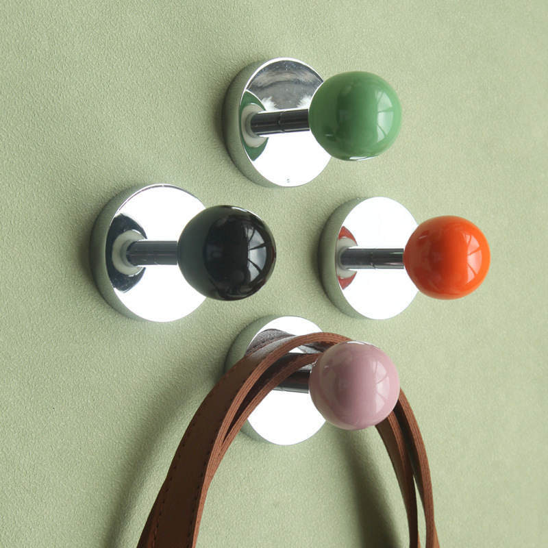 Simple Ins Dopamine Color Hallway Bedroom Bathroom Doorway Hook Punch-free Punch Hook Hook Simple Ins Dopamine Color Hallway Bedroom Bathroom Doorway Hook Punch-free Punch Hook Hook